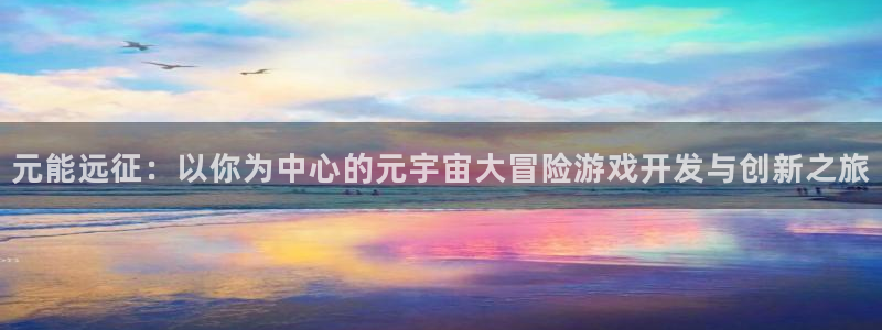 恩佐娱乐官方注册：元能远征：以你为中心的元宇宙大冒险游戏开发